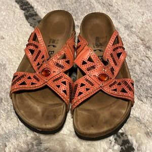 Orange Betula Birkenstock Jewel Sandals